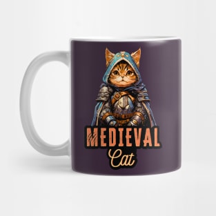 Medieval Cat: Fantasy Armor Design Mug